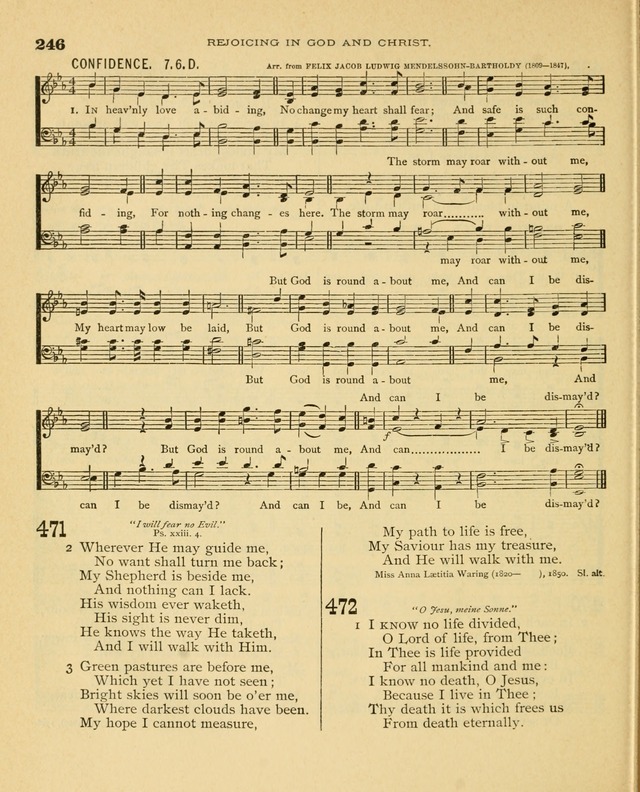 Carmina Sanctorum, a selection of hymns and songs of praise with tunes page 247