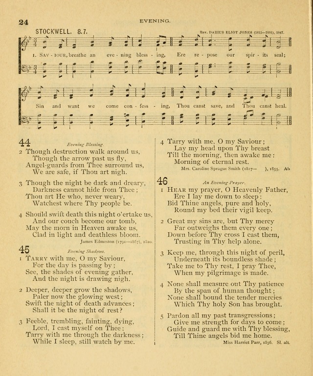 Carmina Sanctorum, a selection of hymns and songs of praise with tunes page 25