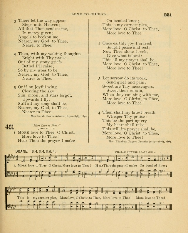 Carmina Sanctorum, a selection of hymns and songs of praise with tunes page 252