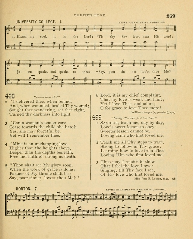 Carmina Sanctorum, a selection of hymns and songs of praise with tunes page 260