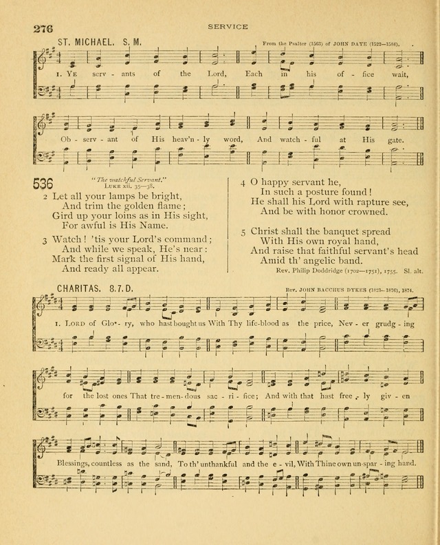 Carmina Sanctorum, a selection of hymns and songs of praise with tunes page 277