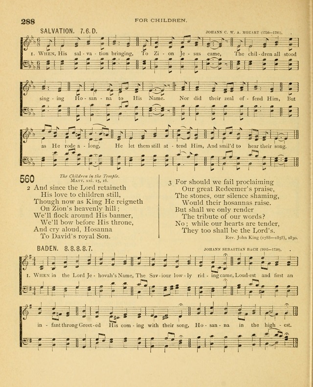 Carmina Sanctorum, a selection of hymns and songs of praise with tunes page 289