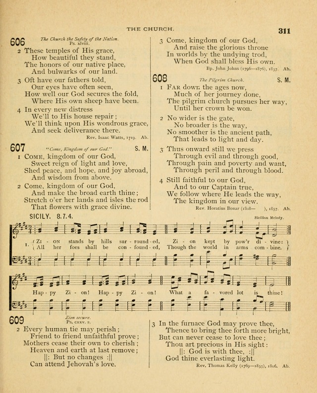 Carmina Sanctorum, a selection of hymns and songs of praise with tunes page 312