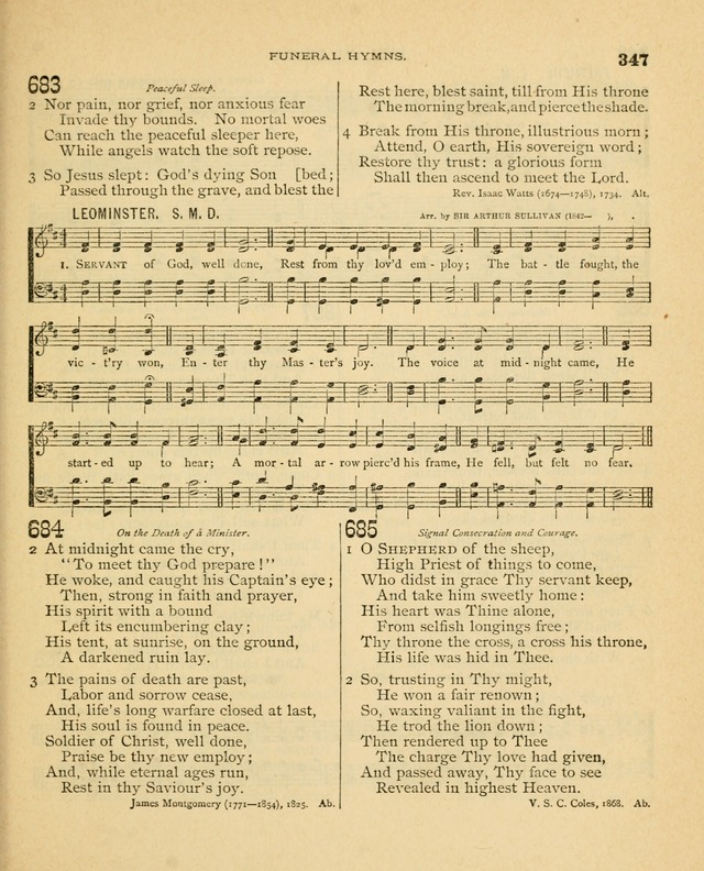 Carmina Sanctorum, a selection of hymns and songs of praise with tunes page 348