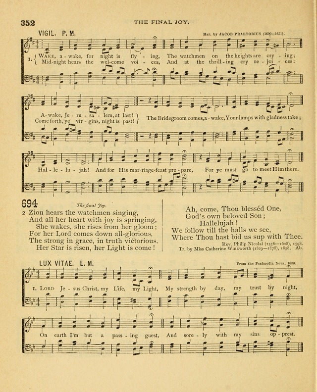 Carmina Sanctorum, a selection of hymns and songs of praise with tunes page 353