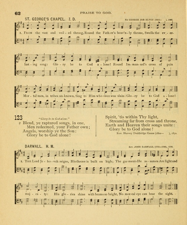 Carmina Sanctorum, a selection of hymns and songs of praise with tunes page 63