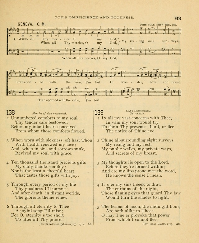 Carmina Sanctorum, a selection of hymns and songs of praise with tunes page 70