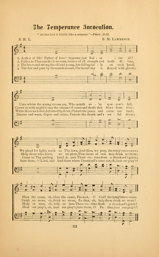 Celestial Sonnets: a collection of new and original songs and hymns of peace and progress, designed for public gatherings, home circles, religious, spiritual, temperance, social and camp meetings, etc page 116