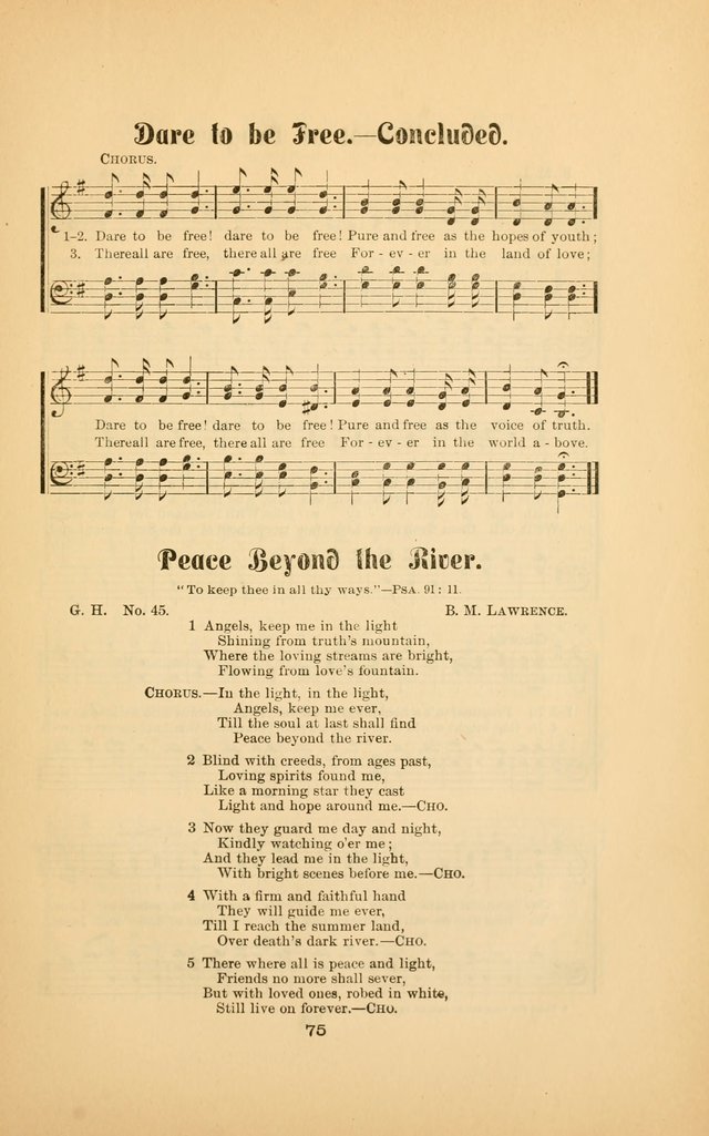 Celestial Sonnets: a collection of new and original songs and hymns of peace and progress, designed for public gatherings, home circles, religious, spiritual, temperance, social and camp meetings, etc page 80