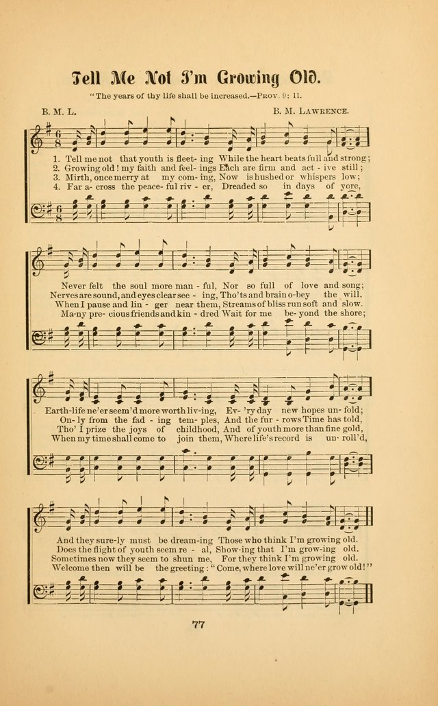 Celestial Sonnets: a collection of new and original songs and hymns of peace and progress, designed for public gatherings, home circles, religious, spiritual, temperance, social and camp meetings, etc page 82