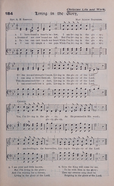 Celestial Songs: a collection of 900 choice hymns and choruses, selected for all kinds of Christian Getherings, Evangelistic Word, Solo Singers, Choirs, and the Home Circle page 163