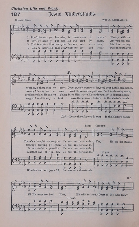 Celestial Songs: a collection of 900 choice hymns and choruses, selected for all kinds of Christian Getherings, Evangelistic Word, Solo Singers, Choirs, and the Home Circle page 166