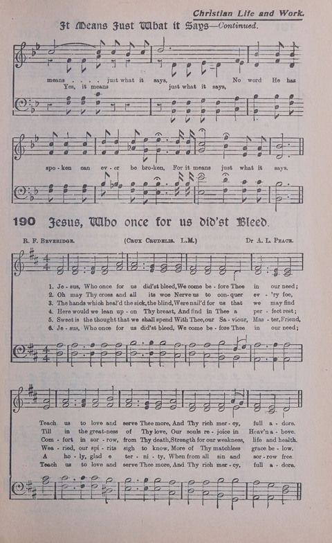 Celestial Songs: a collection of 900 choice hymns and choruses, selected for all kinds of Christian Getherings, Evangelistic Word, Solo Singers, Choirs, and the Home Circle page 169