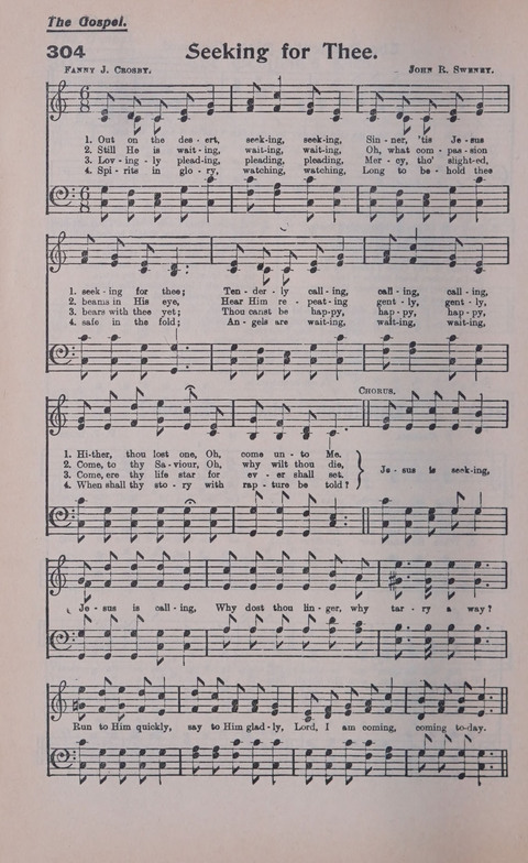 Celestial Songs: a collection of 900 choice hymns and choruses, selected for all kinds of Christian Getherings, Evangelistic Word, Solo Singers, Choirs, and the Home Circle page 258