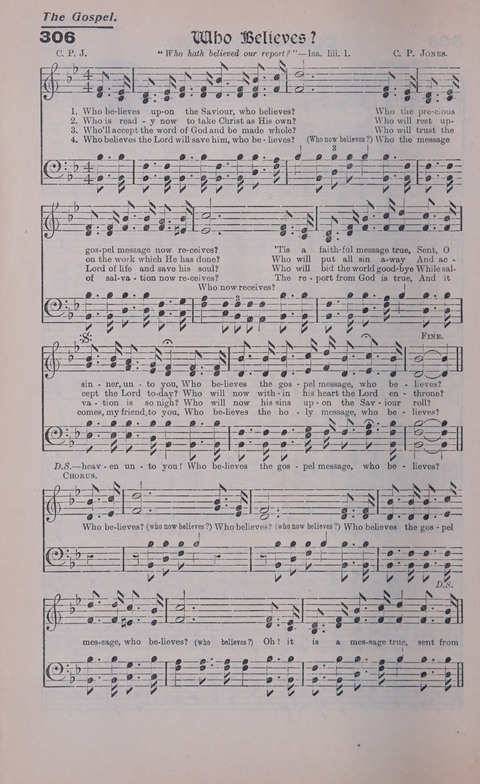 Celestial Songs: a collection of 900 choice hymns and choruses, selected for all kinds of Christian Getherings, Evangelistic Word, Solo Singers, Choirs, and the Home Circle page 260