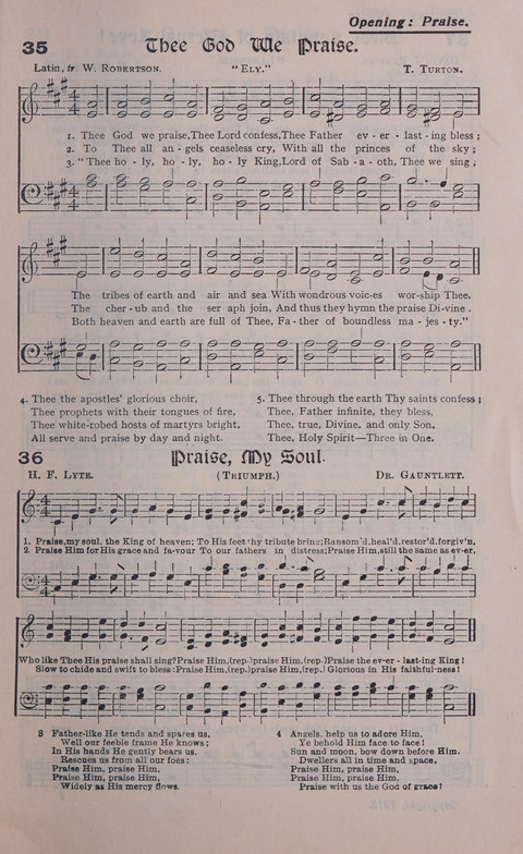 Celestial Songs: a collection of 900 choice hymns and choruses, selected for all kinds of Christian Getherings, Evangelistic Word, Solo Singers, Choirs, and the Home Circle page 33