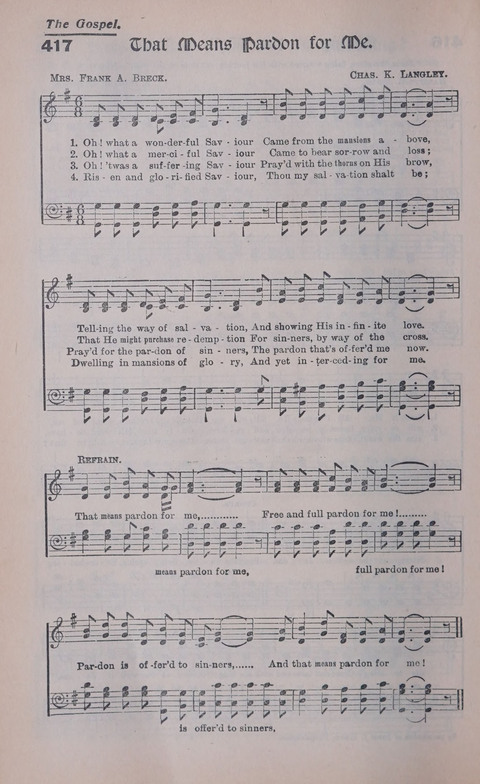 Celestial Songs: a collection of 900 choice hymns and choruses, selected for all kinds of Christian Getherings, Evangelistic Word, Solo Singers, Choirs, and the Home Circle page 362