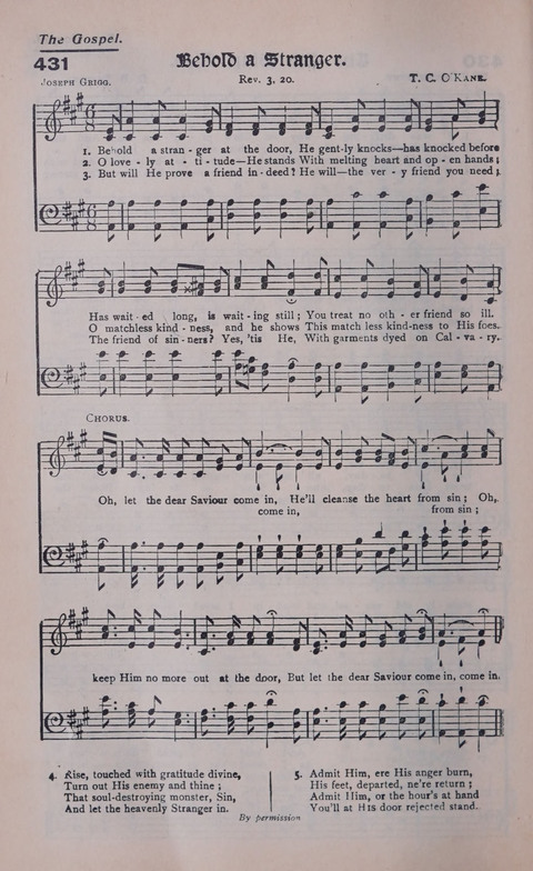 Celestial Songs: a collection of 900 choice hymns and choruses, selected for all kinds of Christian Getherings, Evangelistic Word, Solo Singers, Choirs, and the Home Circle page 376