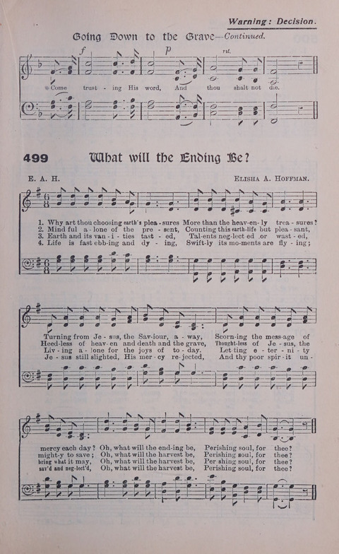 Celestial Songs: a collection of 900 choice hymns and choruses, selected for all kinds of Christian Getherings, Evangelistic Word, Solo Singers, Choirs, and the Home Circle page 437