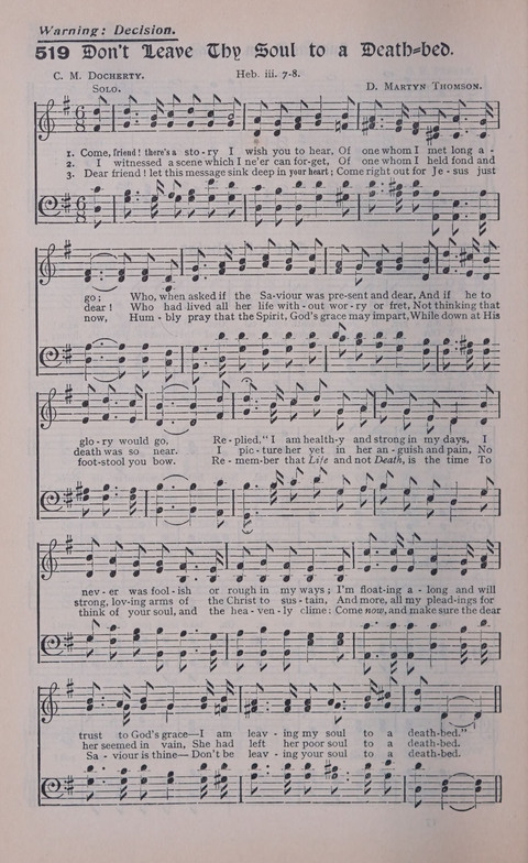 Celestial Songs: a collection of 900 choice hymns and choruses, selected for all kinds of Christian Getherings, Evangelistic Word, Solo Singers, Choirs, and the Home Circle page 454