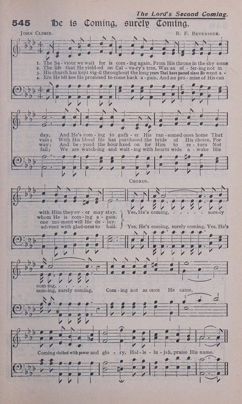 Celestial Songs: a collection of 900 choice hymns and choruses, selected for all kinds of Christian Getherings, Evangelistic Word, Solo Singers, Choirs, and the Home Circle page 481