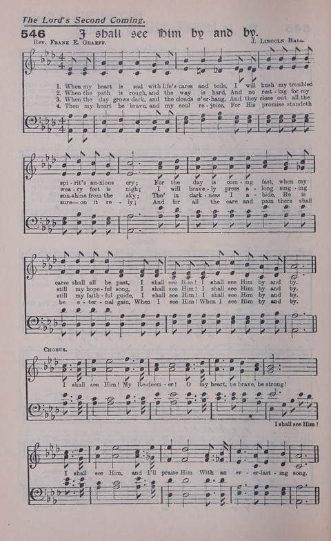 Celestial Songs: a collection of 900 choice hymns and choruses, selected for all kinds of Christian Getherings, Evangelistic Word, Solo Singers, Choirs, and the Home Circle page 482