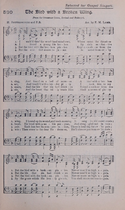 Celestial Songs: a collection of 900 choice hymns and choruses, selected for all kinds of Christian Getherings, Evangelistic Word, Solo Singers, Choirs, and the Home Circle page 519