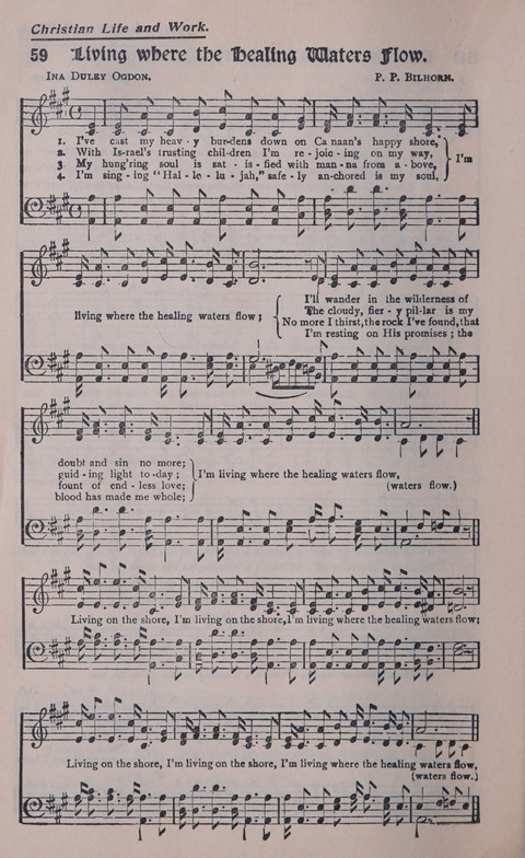 Celestial Songs: a collection of 900 choice hymns and choruses, selected for all kinds of Christian Getherings, Evangelistic Word, Solo Singers, Choirs, and the Home Circle page 52