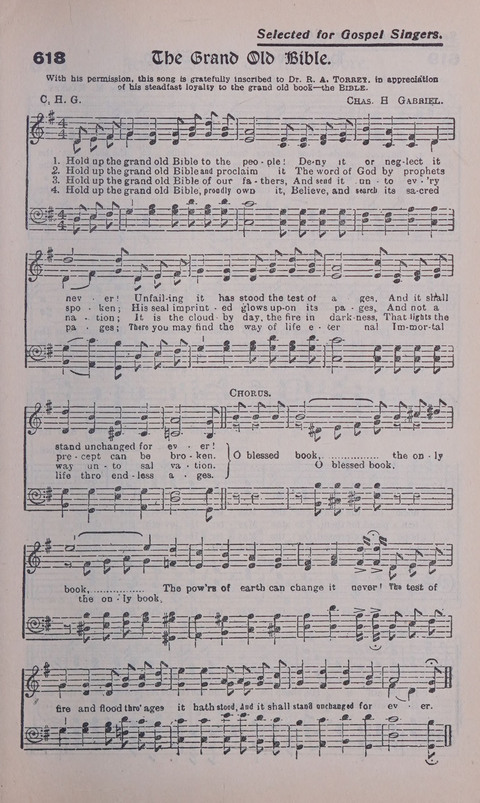 Celestial Songs: a collection of 900 choice hymns and choruses, selected for all kinds of Christian Getherings, Evangelistic Word, Solo Singers, Choirs, and the Home Circle page 547