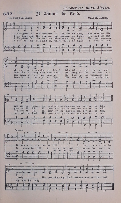 Celestial Songs: a collection of 900 choice hymns and choruses, selected for all kinds of Christian Getherings, Evangelistic Word, Solo Singers, Choirs, and the Home Circle page 561