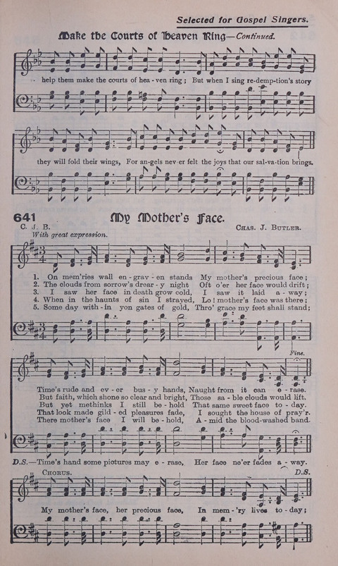 Celestial Songs: a collection of 900 choice hymns and choruses, selected for all kinds of Christian Getherings, Evangelistic Word, Solo Singers, Choirs, and the Home Circle page 571