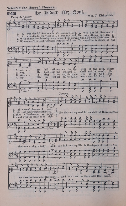 Celestial Songs: a collection of 900 choice hymns and choruses, selected for all kinds of Christian Getherings, Evangelistic Word, Solo Singers, Choirs, and the Home Circle page 576