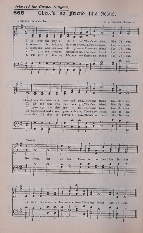 Celestial Songs: a collection of 900 choice hymns and choruses, selected for all kinds of Christian Getherings, Evangelistic Word, Solo Singers, Choirs, and the Home Circle page 592