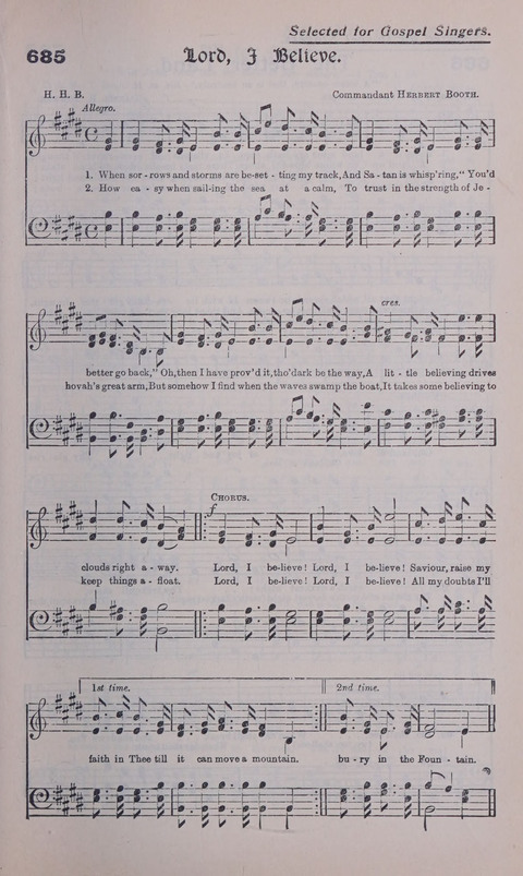 Celestial Songs: a collection of 900 choice hymns and choruses, selected for all kinds of Christian Getherings, Evangelistic Word, Solo Singers, Choirs, and the Home Circle page 609