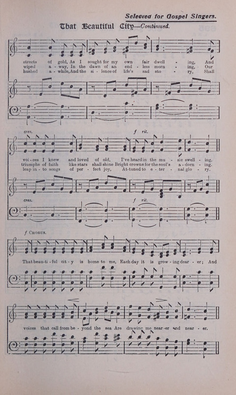 Celestial Songs: a collection of 900 choice hymns and choruses, selected for all kinds of Christian Getherings, Evangelistic Word, Solo Singers, Choirs, and the Home Circle page 619