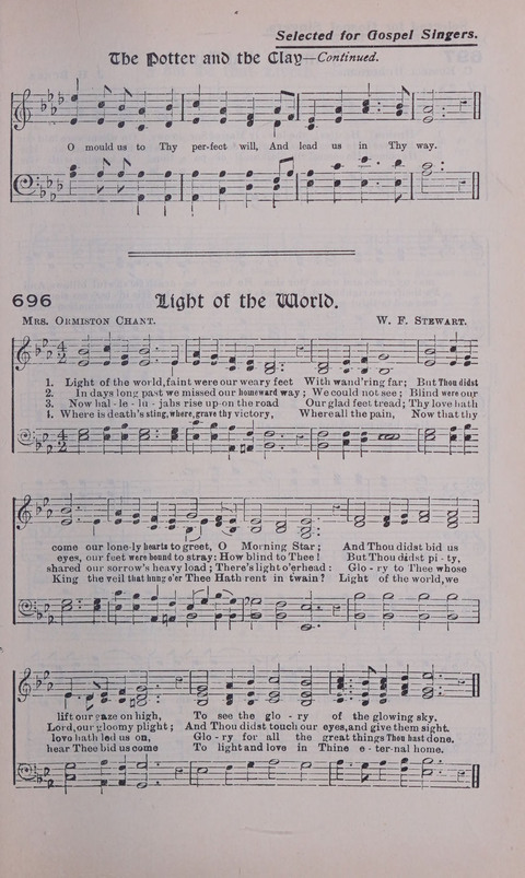 Celestial Songs: a collection of 900 choice hymns and choruses, selected for all kinds of Christian Getherings, Evangelistic Word, Solo Singers, Choirs, and the Home Circle page 621