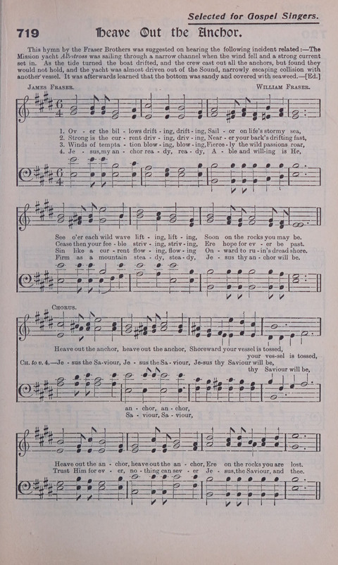 Celestial Songs: a collection of 900 choice hymns and choruses, selected for all kinds of Christian Getherings, Evangelistic Word, Solo Singers, Choirs, and the Home Circle page 647