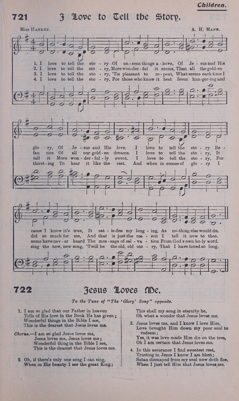 Celestial Songs: a collection of 900 choice hymns and choruses, selected for all kinds of Christian Getherings, Evangelistic Word, Solo Singers, Choirs, and the Home Circle page 649