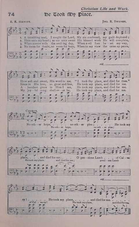 Celestial Songs: a collection of 900 choice hymns and choruses, selected for all kinds of Christian Getherings, Evangelistic Word, Solo Singers, Choirs, and the Home Circle page 65