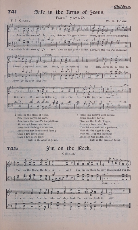 Celestial Songs: a collection of 900 choice hymns and choruses, selected for all kinds of Christian Getherings, Evangelistic Word, Solo Singers, Choirs, and the Home Circle page 665