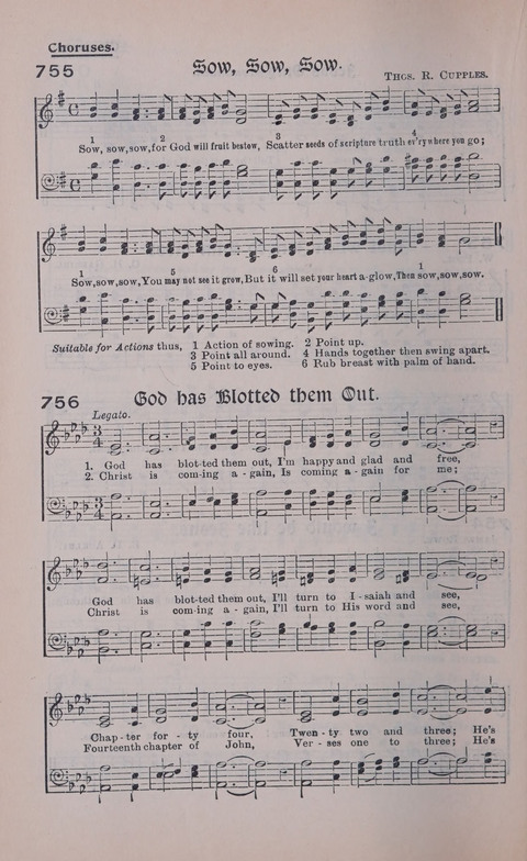 Celestial Songs: a collection of 900 choice hymns and choruses, selected for all kinds of Christian Getherings, Evangelistic Word, Solo Singers, Choirs, and the Home Circle page 672