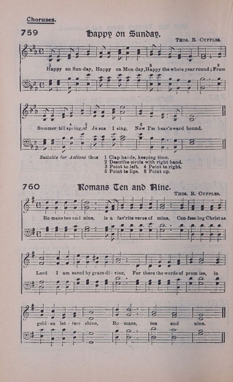 Celestial Songs: a collection of 900 choice hymns and choruses, selected for all kinds of Christian Getherings, Evangelistic Word, Solo Singers, Choirs, and the Home Circle page 674