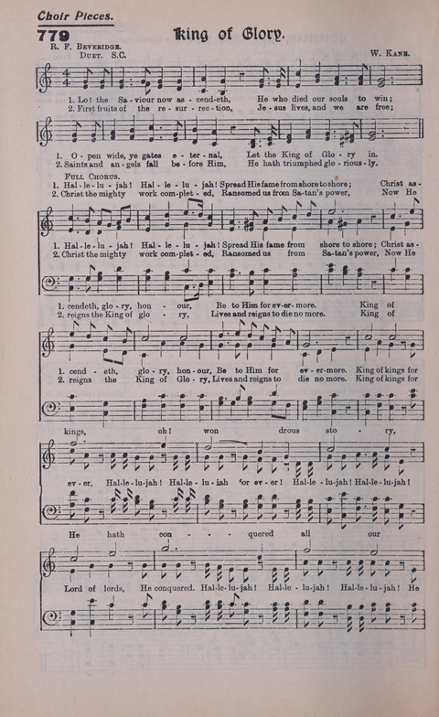 Celestial Songs: a collection of 900 choice hymns and choruses, selected for all kinds of Christian Getherings, Evangelistic Word, Solo Singers, Choirs, and the Home Circle page 686