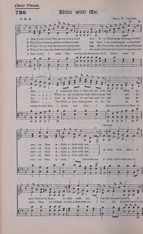 Celestial Songs: a collection of 900 choice hymns and choruses, selected for all kinds of Christian Getherings, Evangelistic Word, Solo Singers, Choirs, and the Home Circle page 694