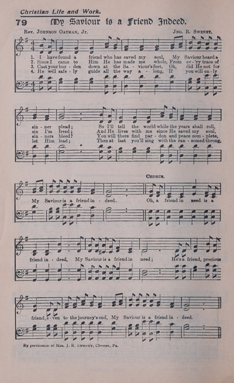 Celestial Songs: a collection of 900 choice hymns and choruses, selected for all kinds of Christian Getherings, Evangelistic Word, Solo Singers, Choirs, and the Home Circle page 70