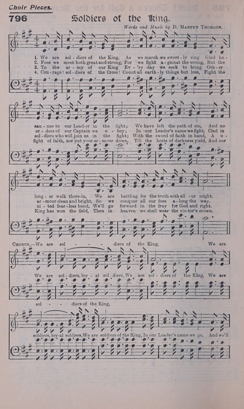 Celestial Songs: a collection of 900 choice hymns and choruses, selected for all kinds of Christian Getherings, Evangelistic Word, Solo Singers, Choirs, and the Home Circle page 706