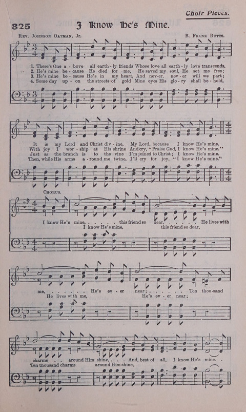 Celestial Songs: a collection of 900 choice hymns and choruses, selected for all kinds of Christian Getherings, Evangelistic Word, Solo Singers, Choirs, and the Home Circle page 737