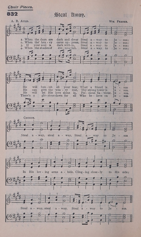 Celestial Songs: a collection of 900 choice hymns and choruses, selected for all kinds of Christian Getherings, Evangelistic Word, Solo Singers, Choirs, and the Home Circle page 744