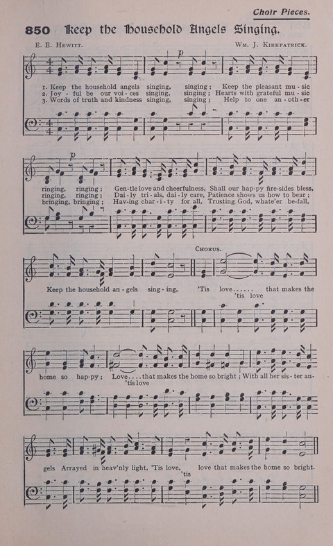 Celestial Songs: a collection of 900 choice hymns and choruses, selected for all kinds of Christian Getherings, Evangelistic Word, Solo Singers, Choirs, and the Home Circle page 769