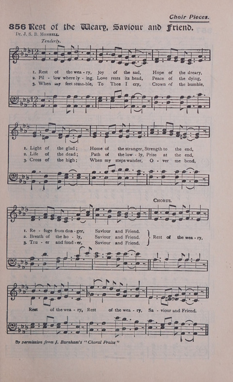 Celestial Songs: a collection of 900 choice hymns and choruses, selected for all kinds of Christian Getherings, Evangelistic Word, Solo Singers, Choirs, and the Home Circle page 775